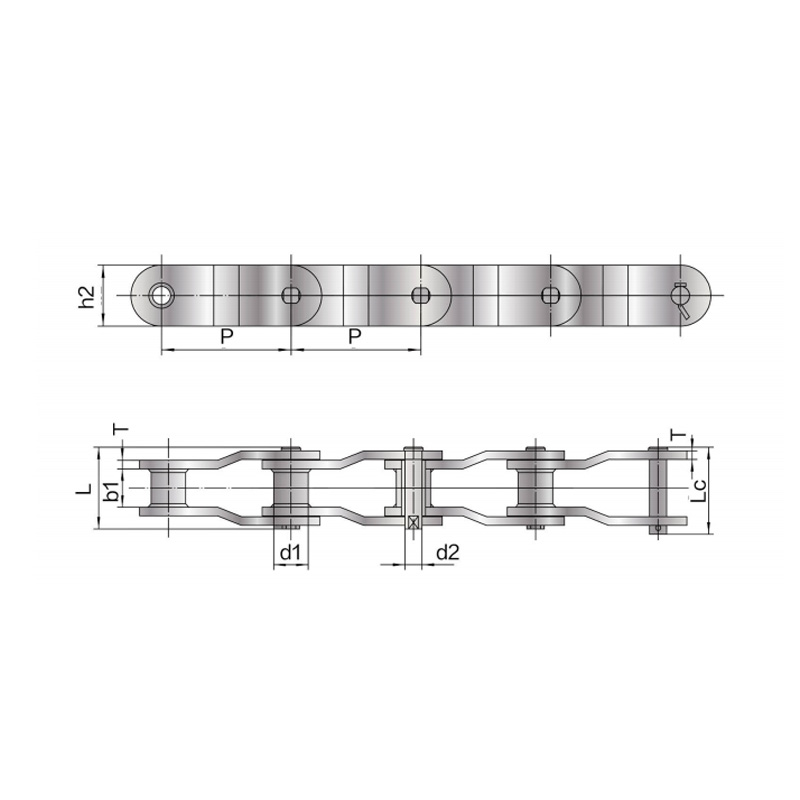 Catena offset saldata